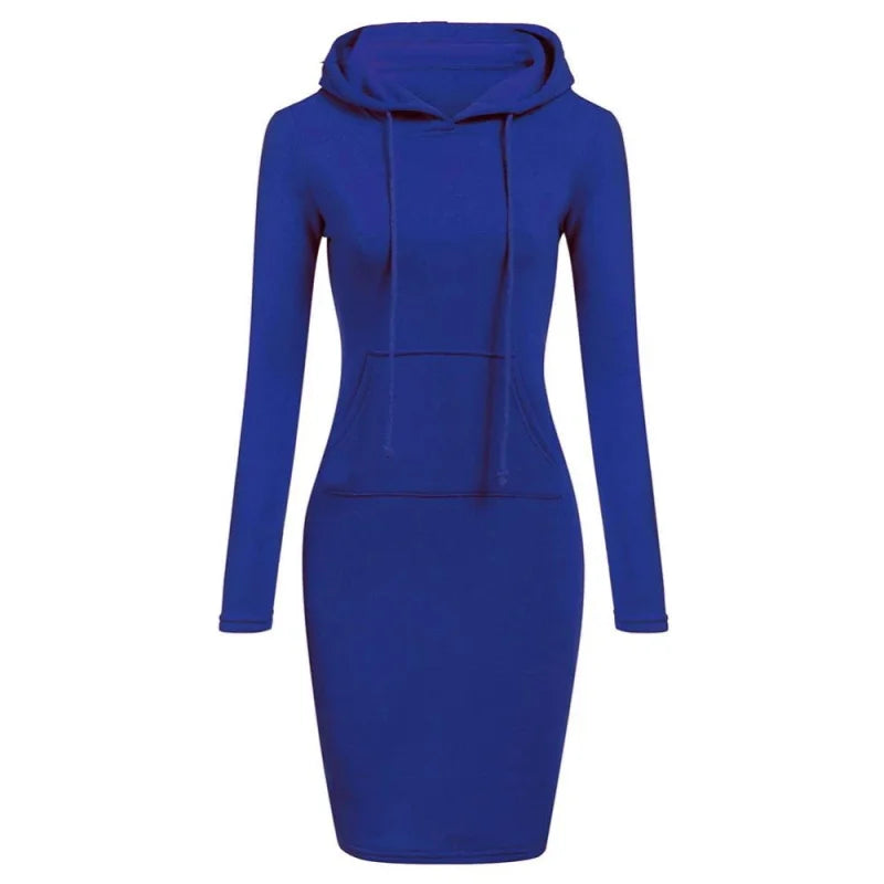 Elegant Women Hooded Dresses