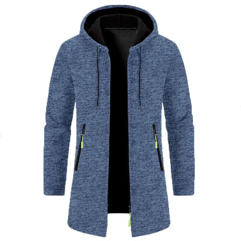 Men's Sweater Coat with Hood