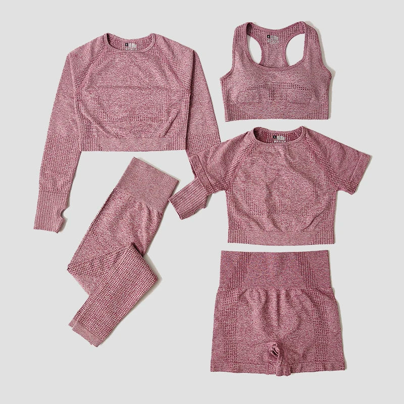 Seamless Women Yoga and Workout Sportswear set