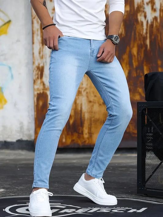 Men's Retro Wash Stretch Jeans