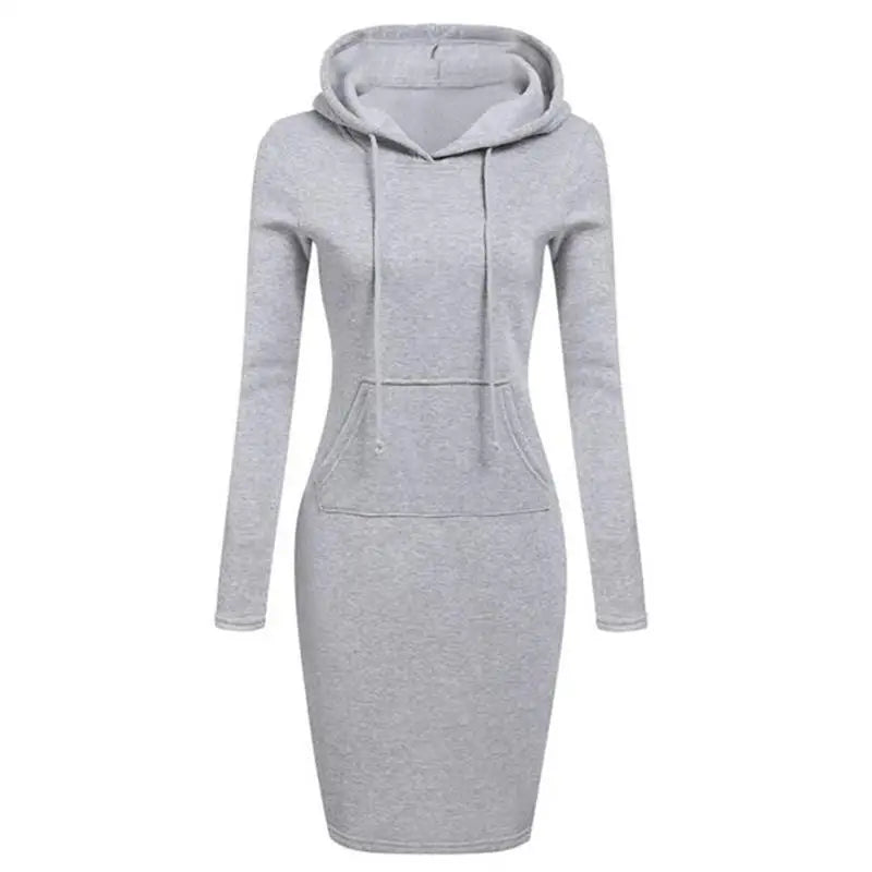 Elegant Women Hooded Dresses