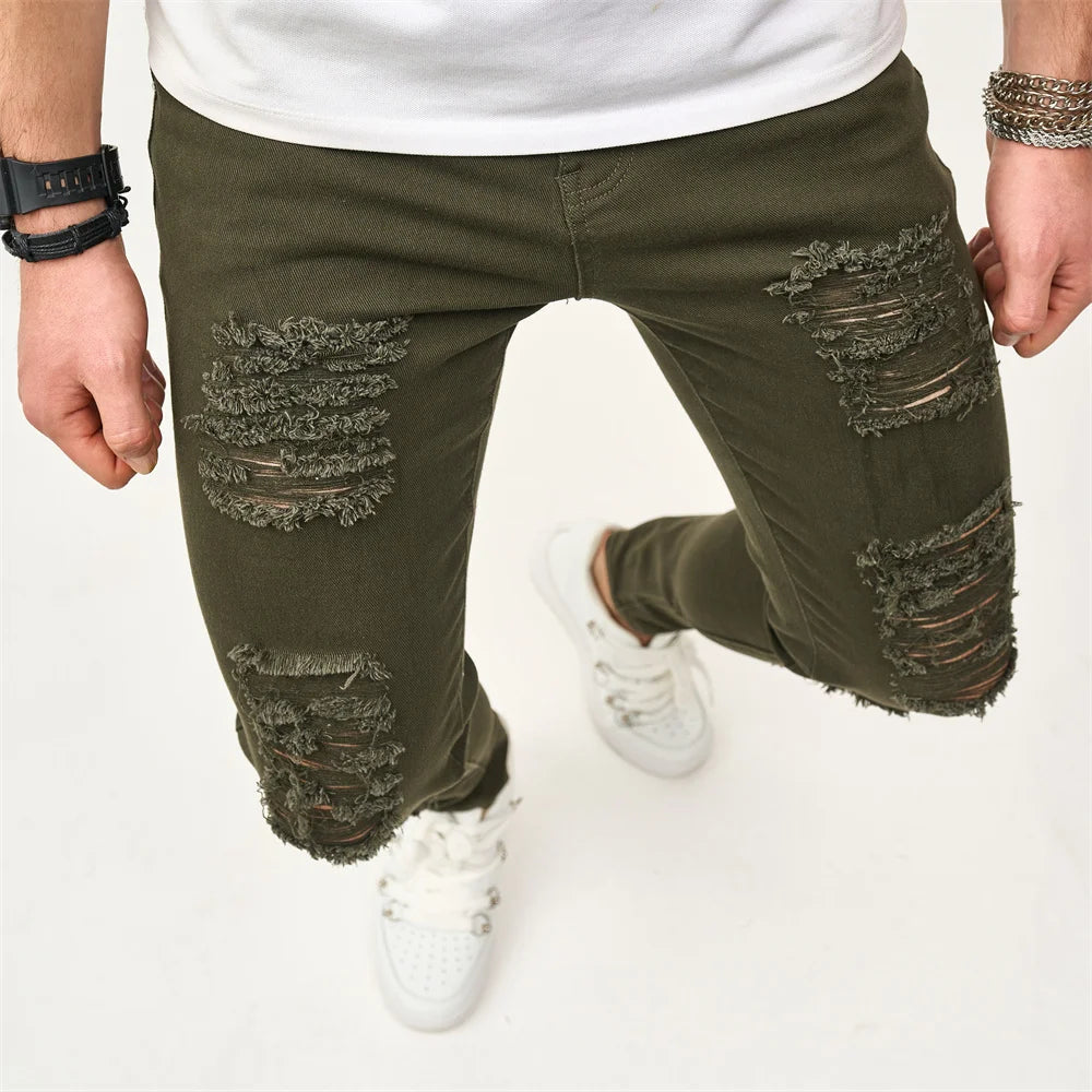 Men's Street Style Skinny Jeans