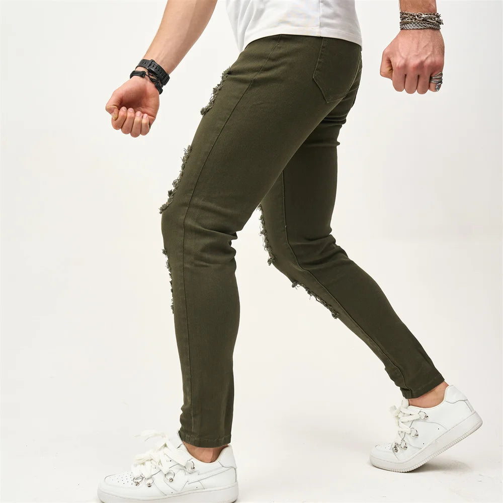 Men's Street Style Skinny Jeans