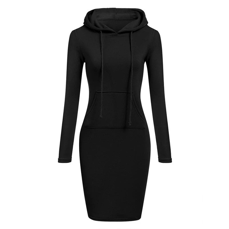 Elegant Women Hooded Dresses