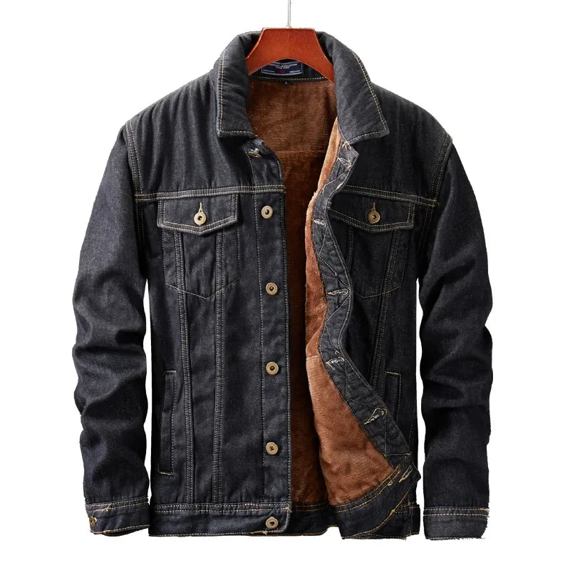 Men's Thick Winter Denim Jacket