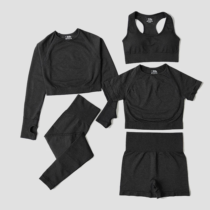 Seamless Women Yoga and Workout Sportswear set