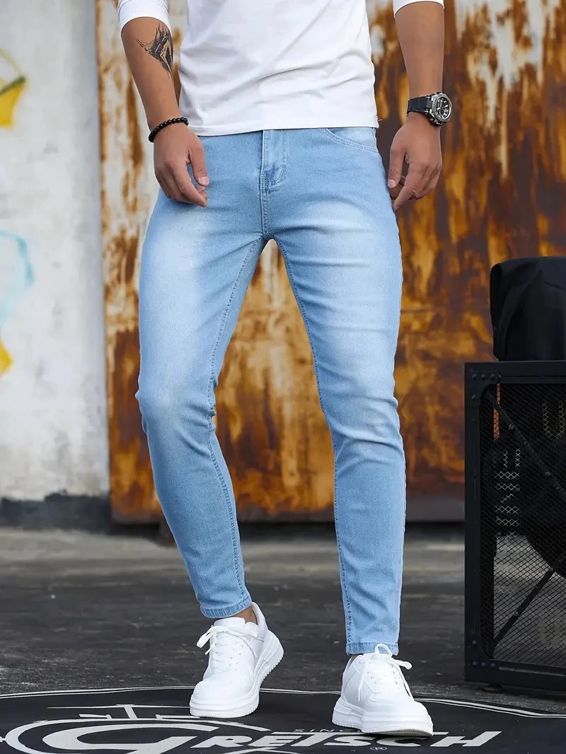 Men's Retro Wash Stretch Jeans