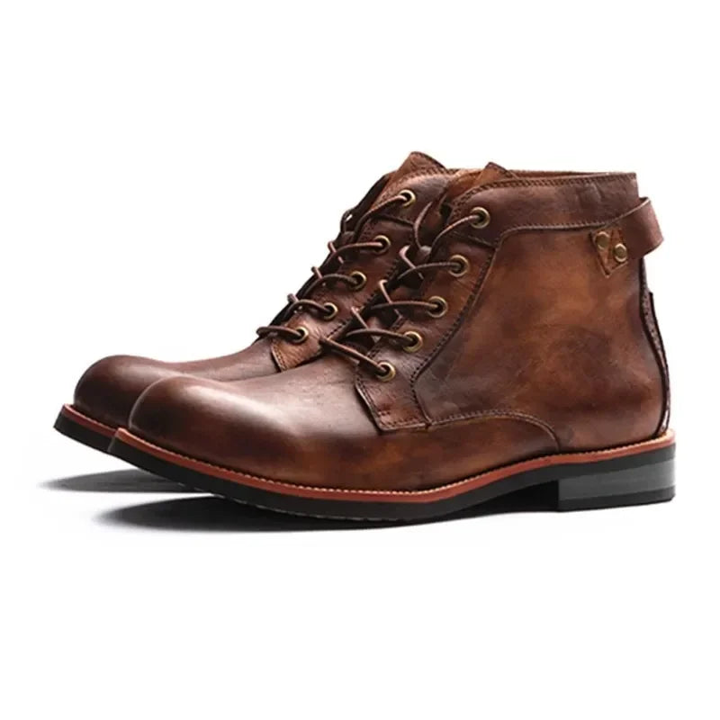 Men's Retro Motorcycle Boots