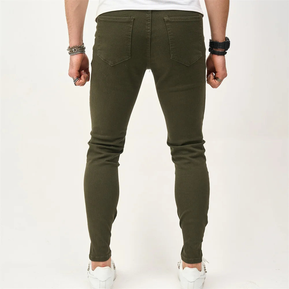 Men's Street Style Skinny Jeans